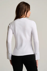 PURE PIMA RIB CUFF - Top-LISA TODD
