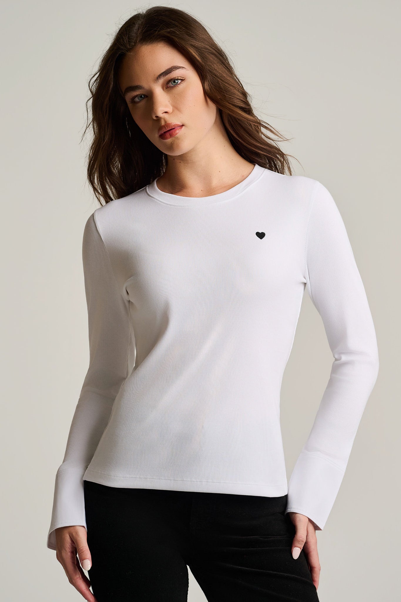 PURE PIMA RIB CUFF - Top-LISA TODD