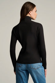 PURE PIMA RIB TURTLE - Top-LISA TODD