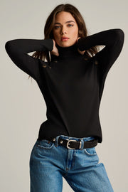 PURE PIMA RIB TURTLE - Top-LISA TODD
