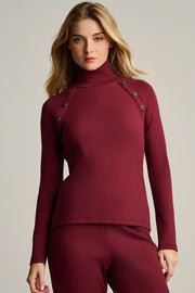 PURE PIMA RIB TURTLE - Top-LISA TODD