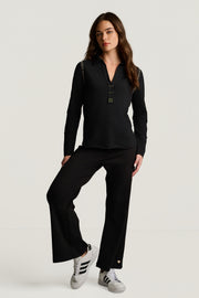 PURE PIMA RIB PANT - Pant-LISA TODD