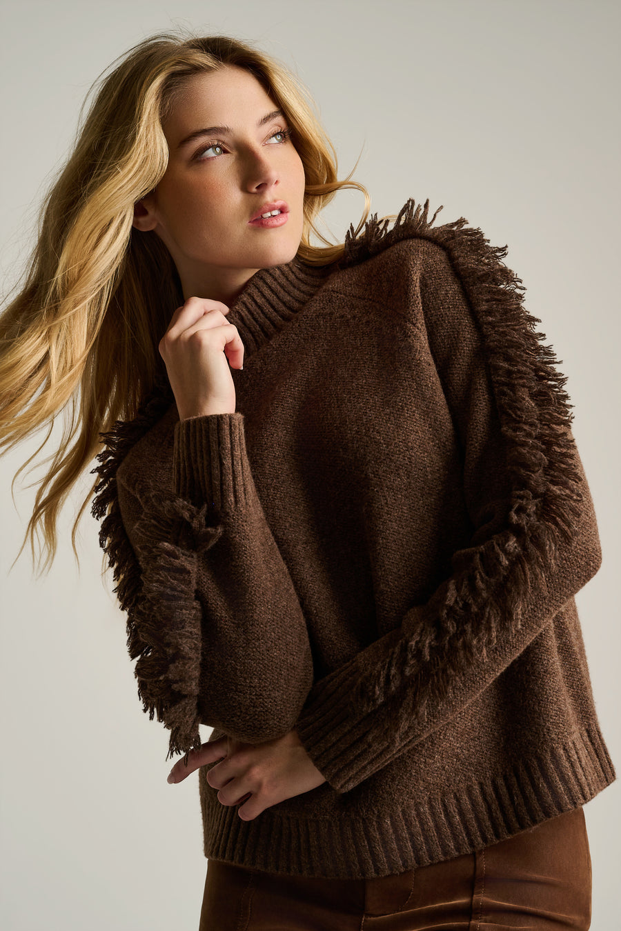 FRINGE BENEFITS SWEATER