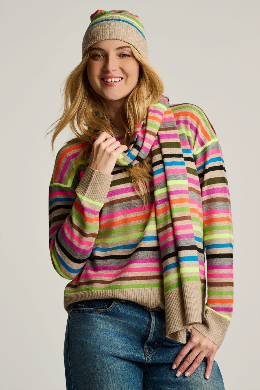 HYPE THE STRIPE SCARF
