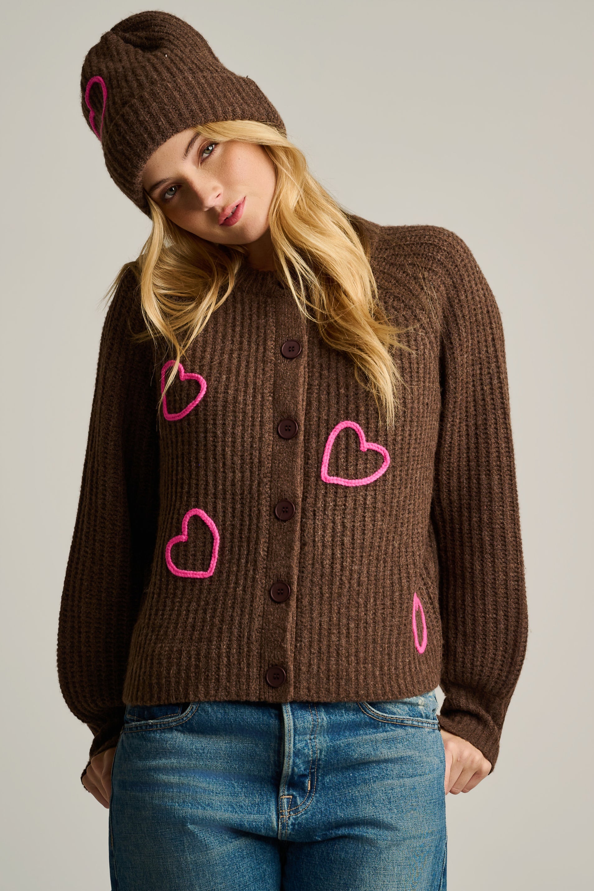 LOVE GAME CARDIGAN - Sweater-LISA TODD