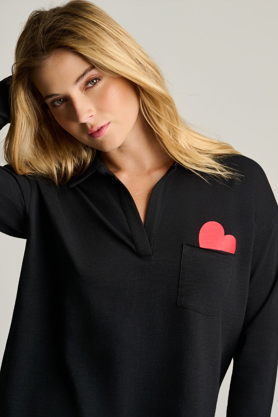 POCKET LOVE COTTON T-SHIRT