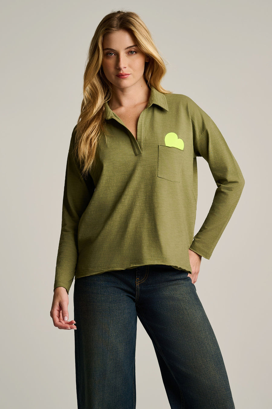 POCKET LOVE COTTON T-SHIRT