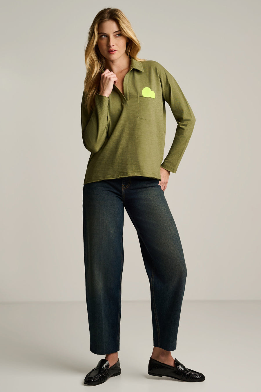 POCKET LOVE COTTON T-SHIRT