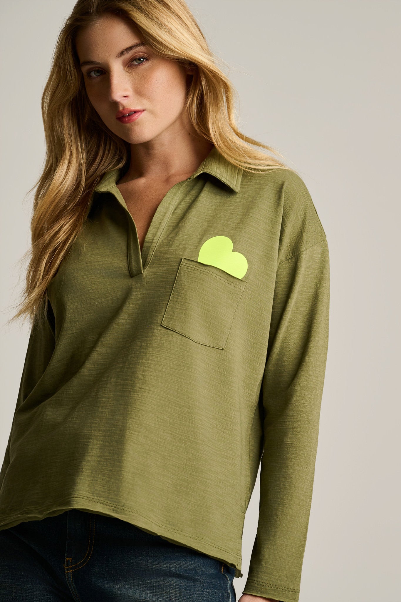 POCKET LOVE COTTON T-SHIRT