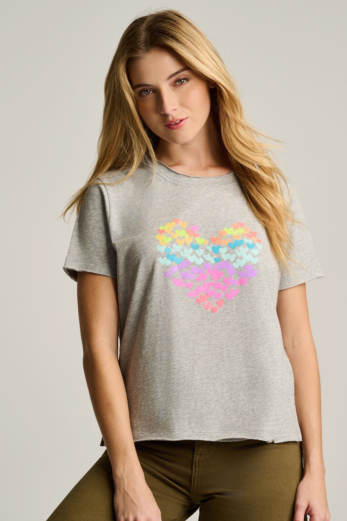 HEART BEATS COTTON T-SHIRT