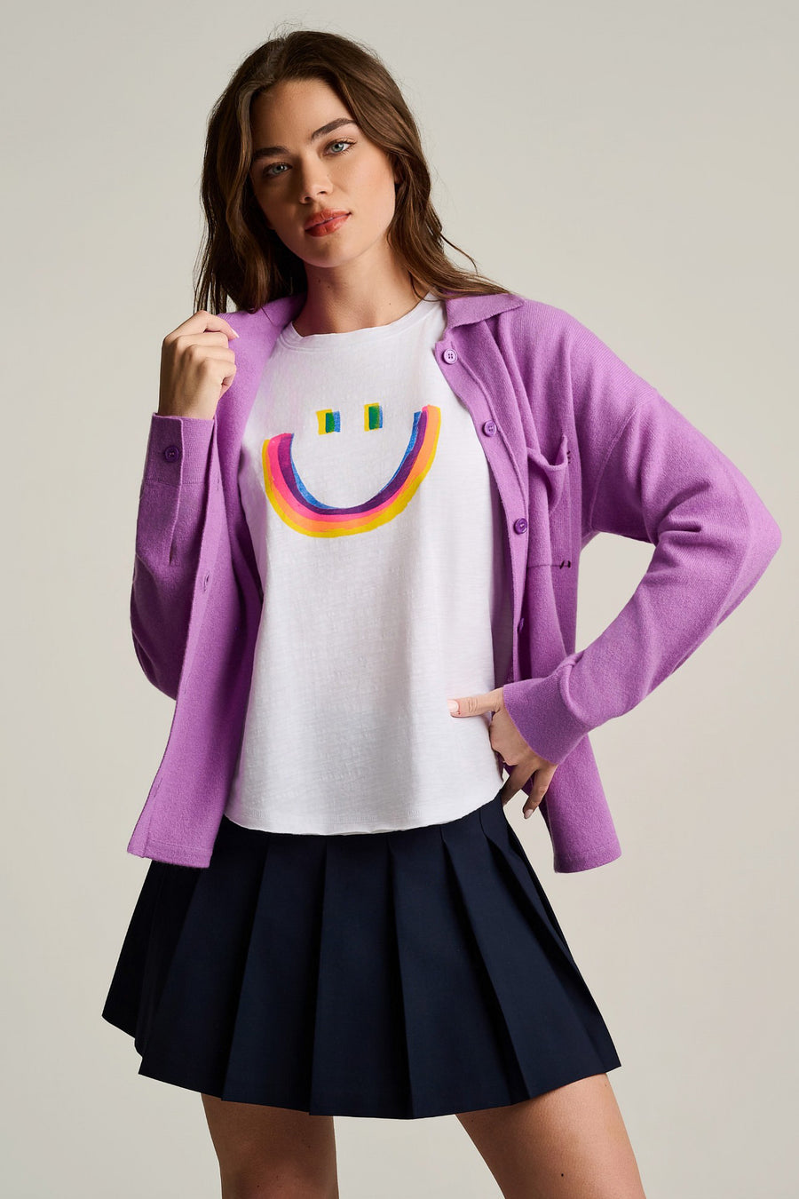 ALL SMILES COTTON T-SHIRT