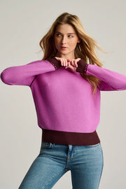 STITCHIN' COTTON CASHMERE SWEATER