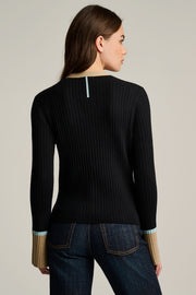 CUFF KEEPER COTTON CASHMERE CARDIGAN - Cardigan-LISA TODD