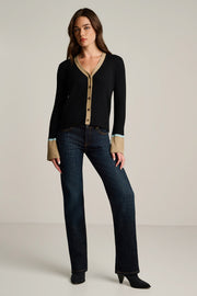 CUFF KEEPER COTTON CASHMERE CARDIGAN - Cardigan-LISA TODD
