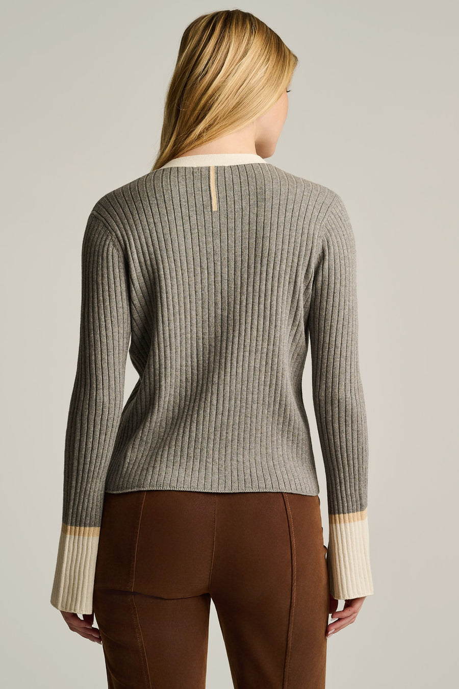 CUFF KEEPER COTTON CASHMERE CARDIGAN - Cardigan-LISA TODD