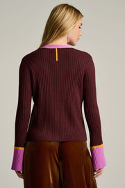 CUFF KEEPER COTTON CASHMERE CARDIGAN - Cardigan-LISA TODD