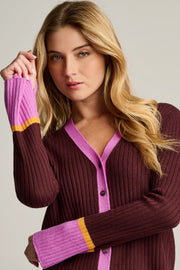 CUFF KEEPER COTTON CASHMERE CARDIGAN - Cardigan-LISA TODD