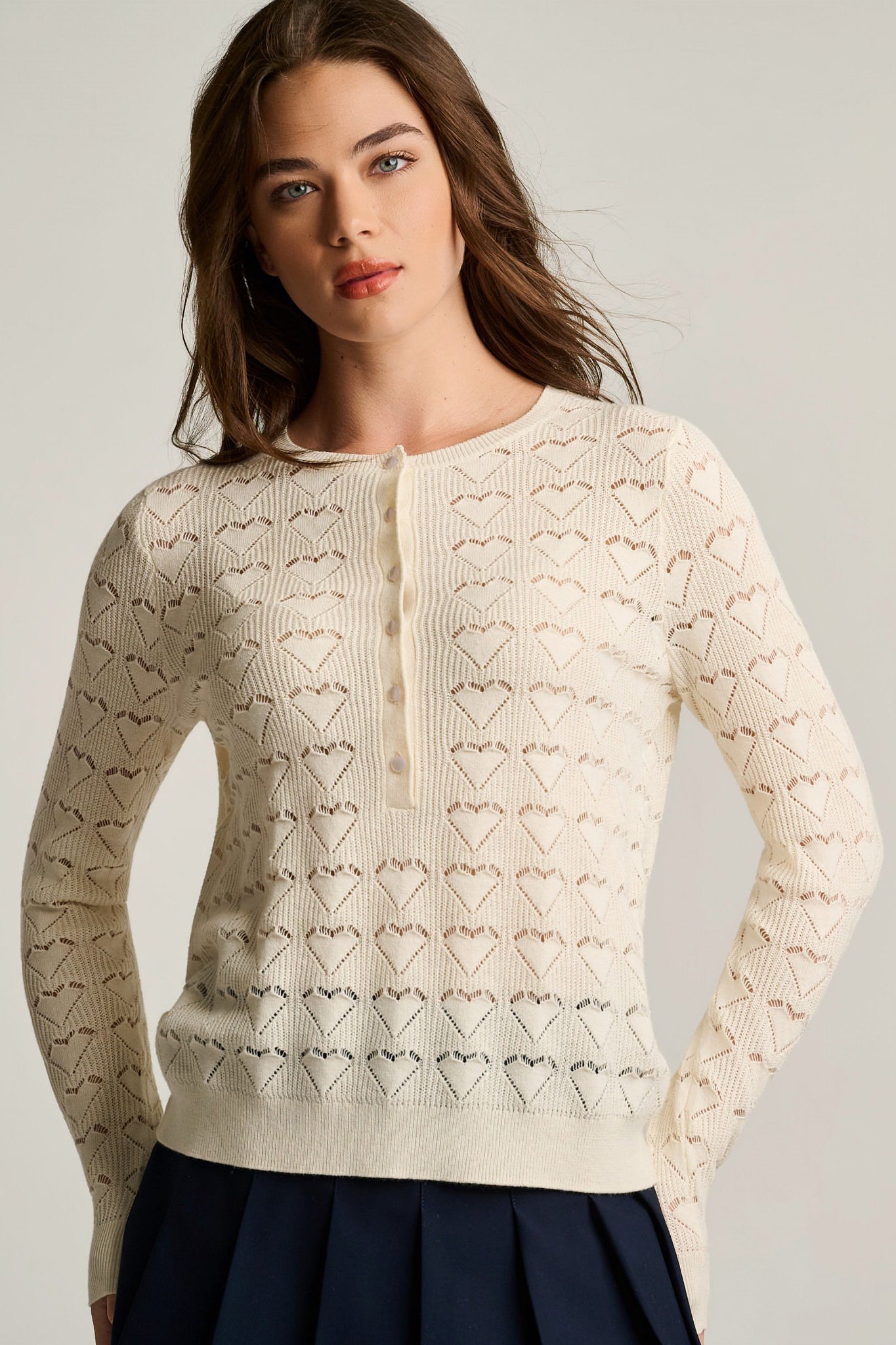 HENLEY HEART - Sweater-LISA TODD