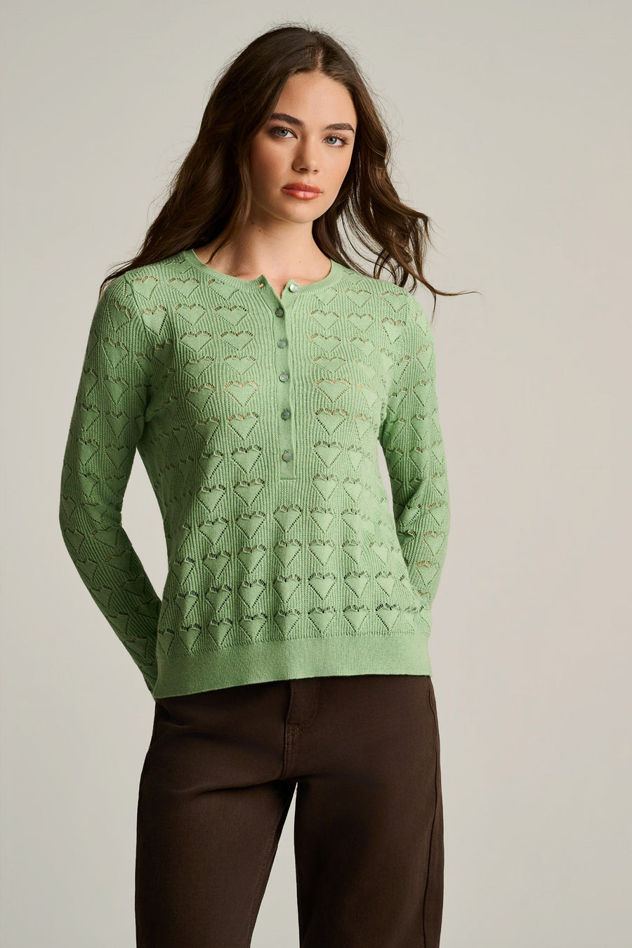 HENLEY HEART - Sweater-LISA TODD