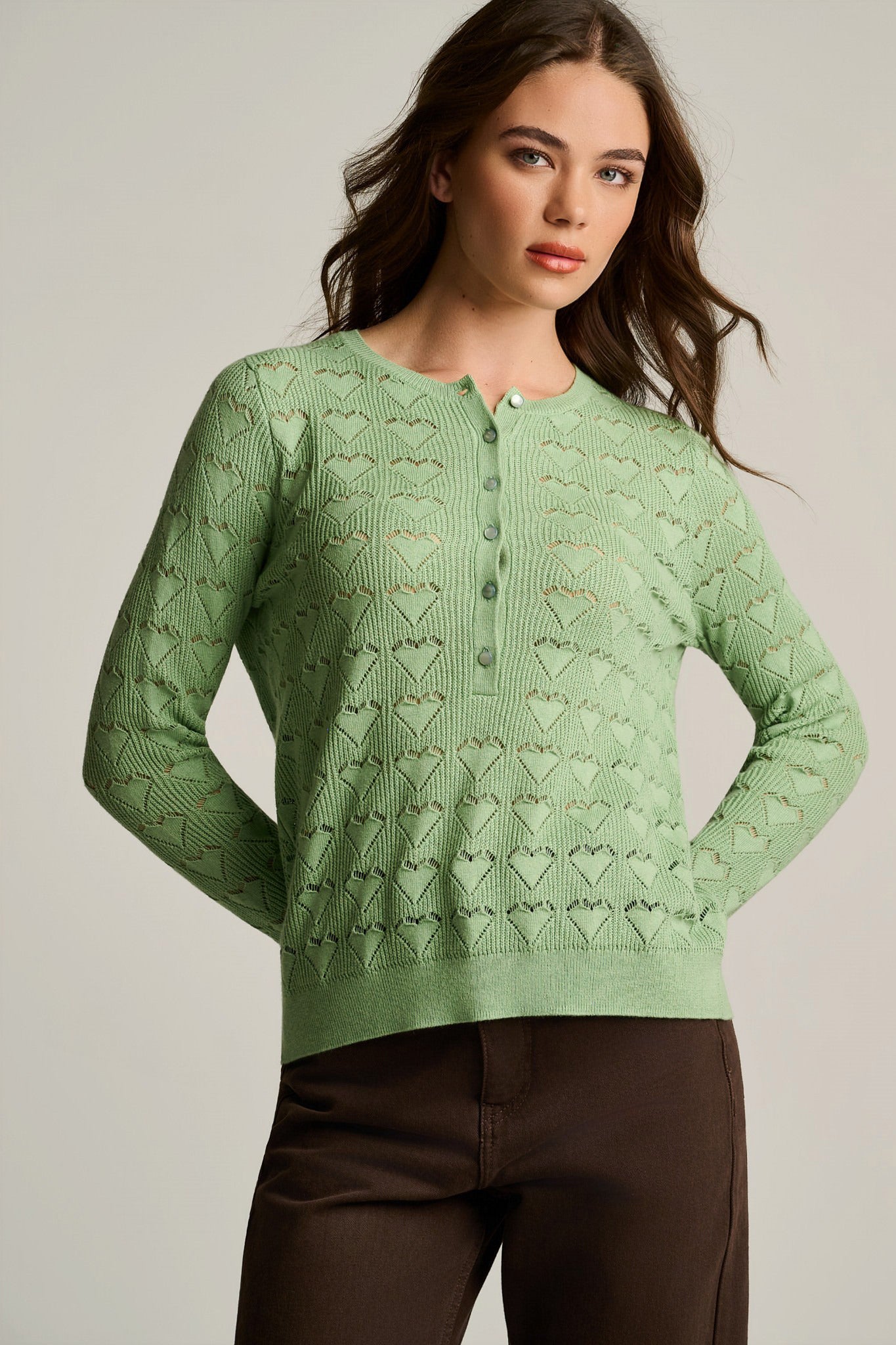 HENLEY HEART - Sweater-LISA TODD