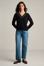 POP STIX COTTON CASHMERE SWEATER