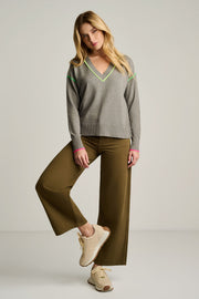POP STIX COTTON CASHMERE SWEATER