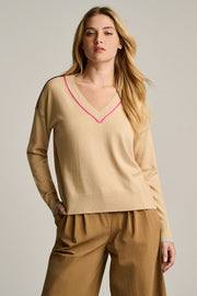 POP STIX COTTON CASHMERE SWEATER
