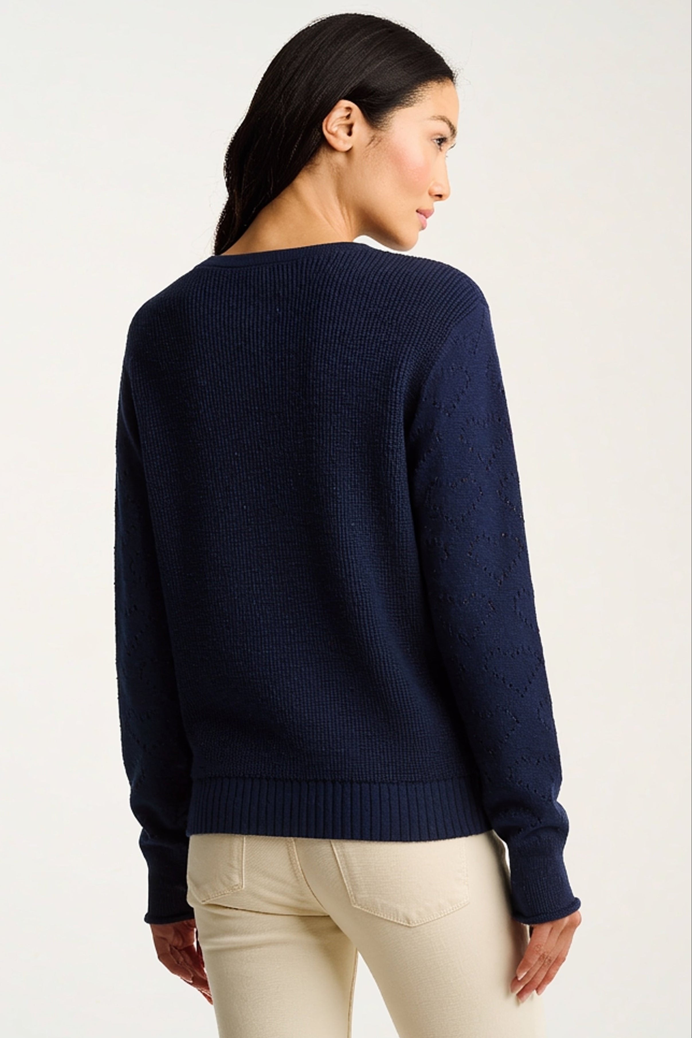 HEARTFELT COTTON SWEATER - Sweater-LISA TODD