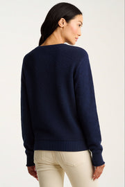 HEARTFELT COTTON SWEATER - Sweater-LISA TODD