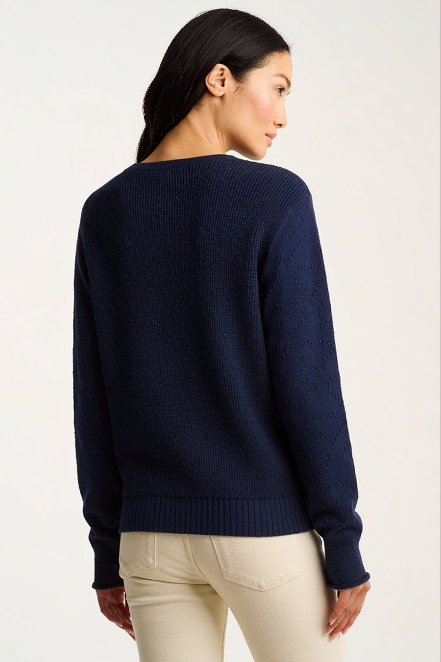HEARTFELT COTTON SWEATER - Sweater-LISA TODD