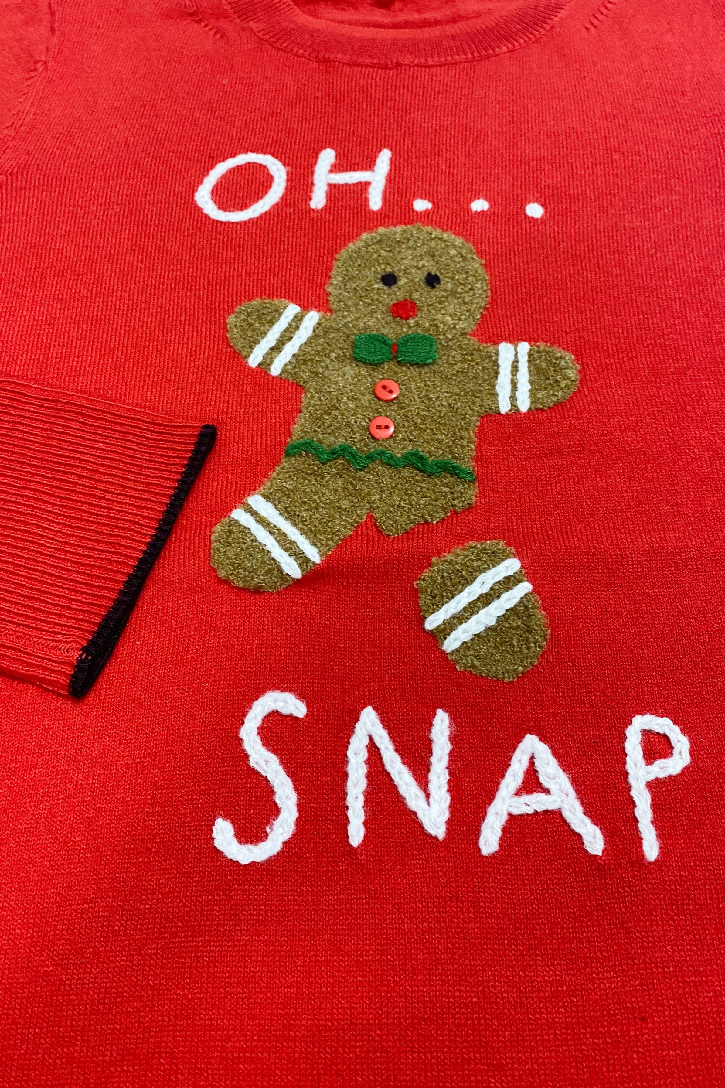 OH SNAP! - Sweater-LISA TODD