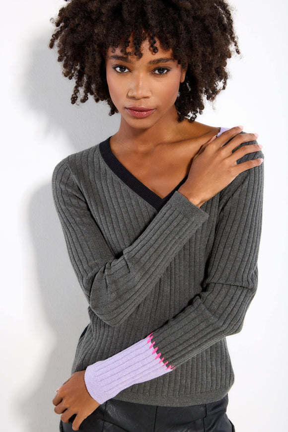 LISA TODD IN A SPLIT SWEATER