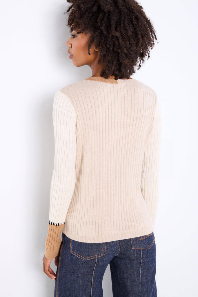 LISA TODD IN A SPLIT SWEATER