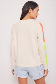MESH ON COTTON T-SHIRT - Tee-LISA TODD