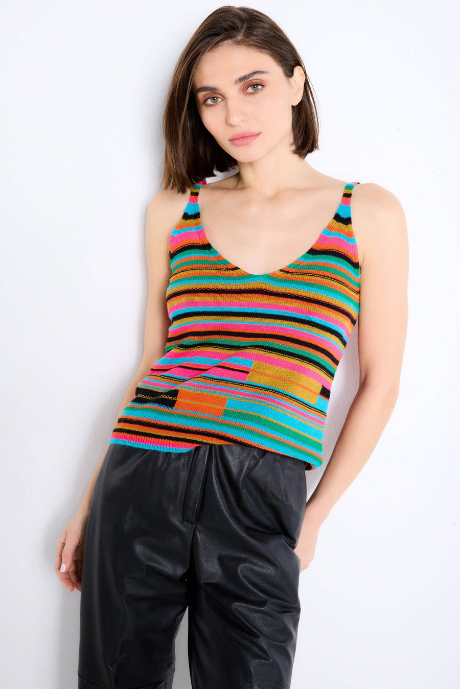 NEXT IN LINE TANK - Sweater-LISA TODD