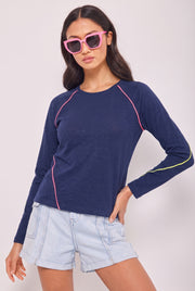 PIPING HOT COTTON TEE