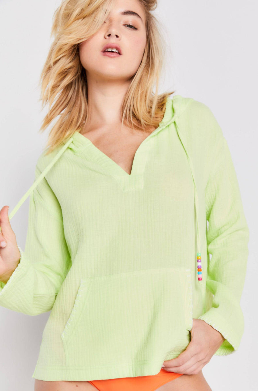 POOL SIDE HOODIE - -LISA TODD