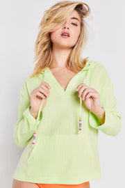 POOL SIDE HOODIE - -LISA TODD