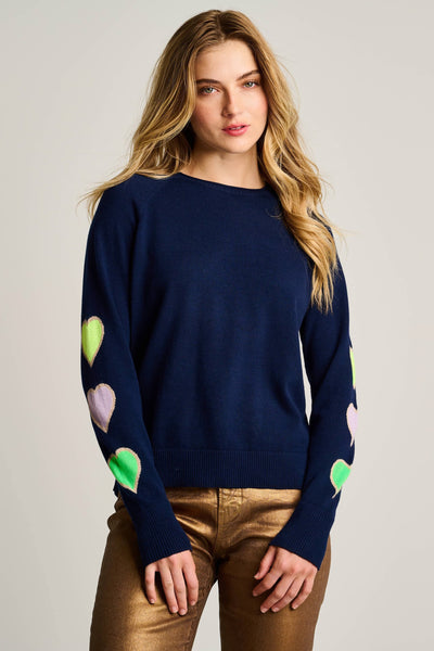 トップス Loved one Logo Jacquard Knit candy S LOVE AFFAIRS COTTON SWEATER – LISA TODD