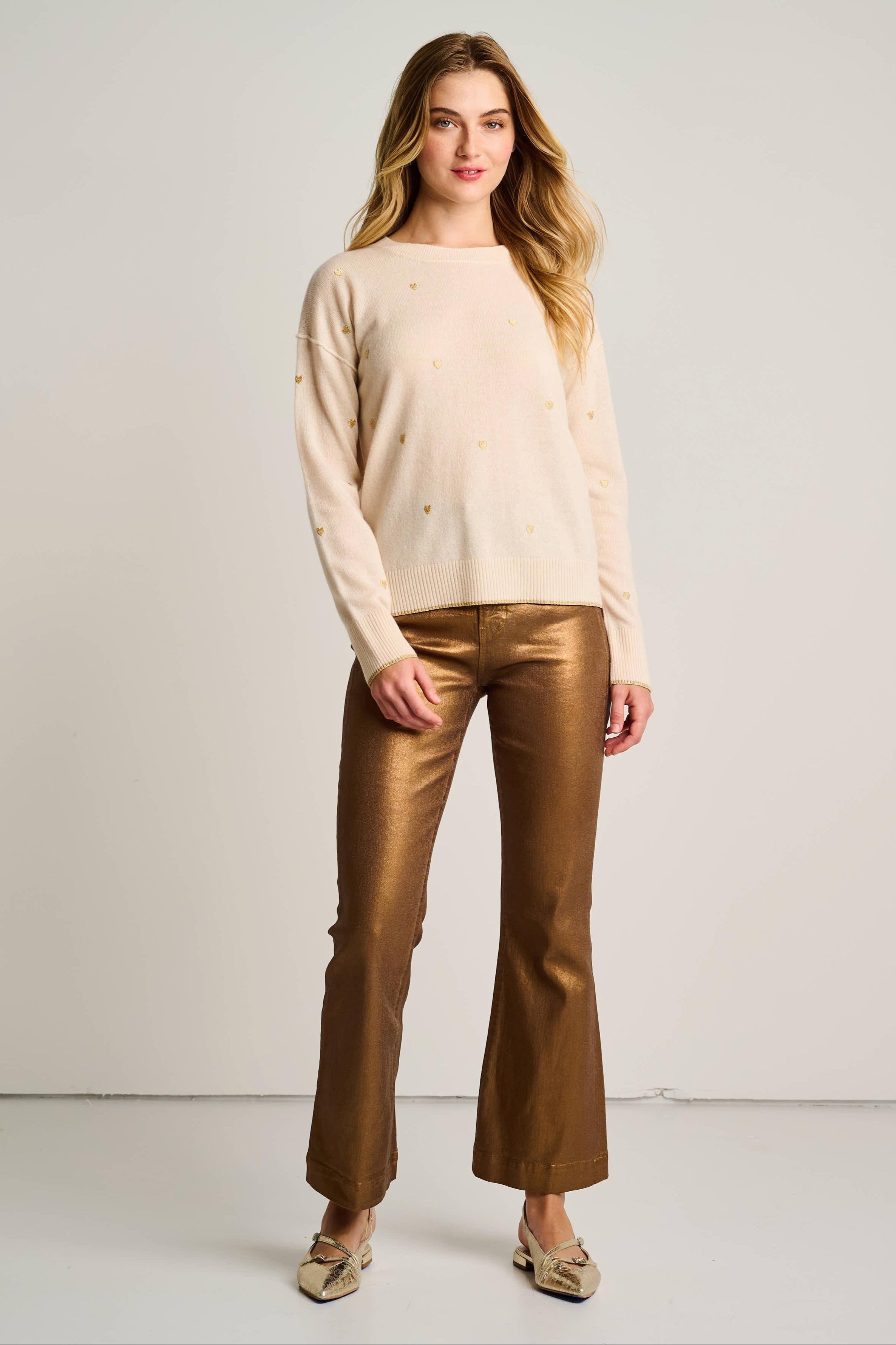 CALL IT LOVE HEART SWEATER – LISA TODD