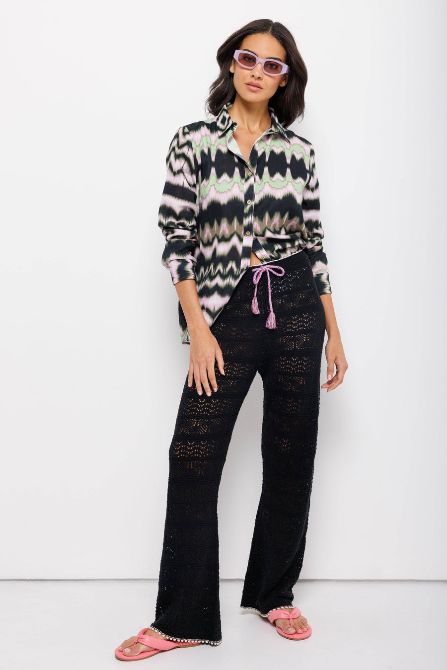 BEACH PLEASE PANT - Pants-LISA TODD