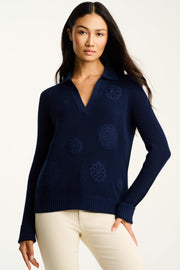 KNIT BLISS COTTON SWEATER - Sweater-LISA TODD