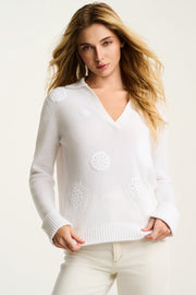 KNIT BLISS COTTON SWEATER - Sweater-LISA TODD
