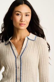 STITCH PLEASE BUTTON UP SWEATER - Cardigan-LISA TODD