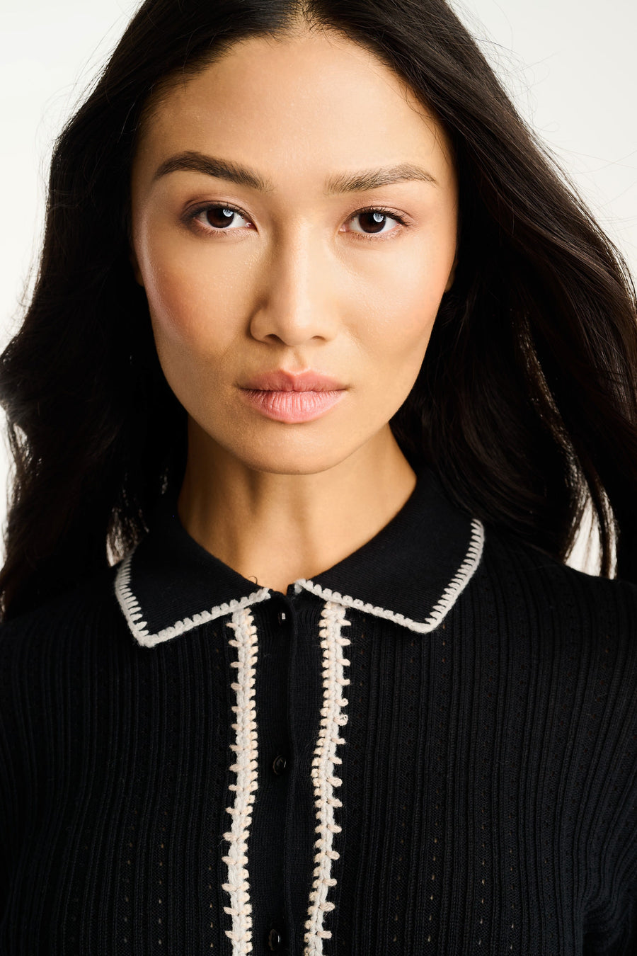 STITCH PLEASE BUTTON UP SWEATER - Cardigan-LISA TODD