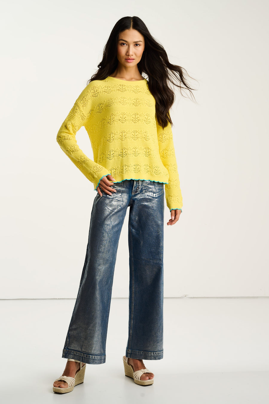 SEASIDE CHIC SWEATER - Sweater-LISA TODD