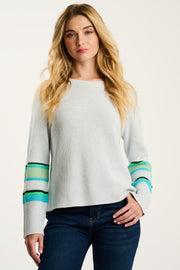 SUN SHAKER COTTON SWEATER - Sweater-LISA TODD
