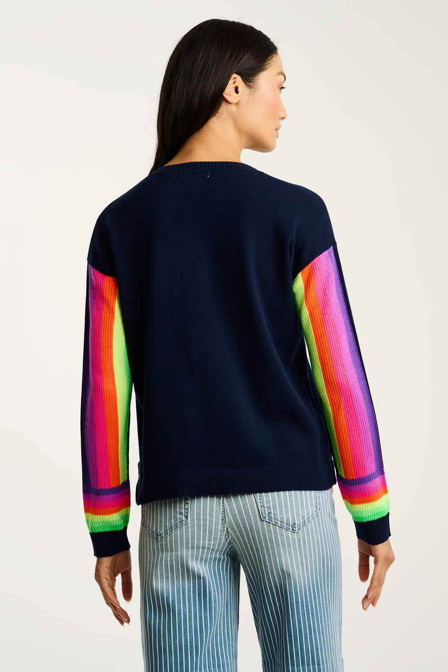 BRITE SIDE COTTON SWEATER - Sweater-LISA TODD