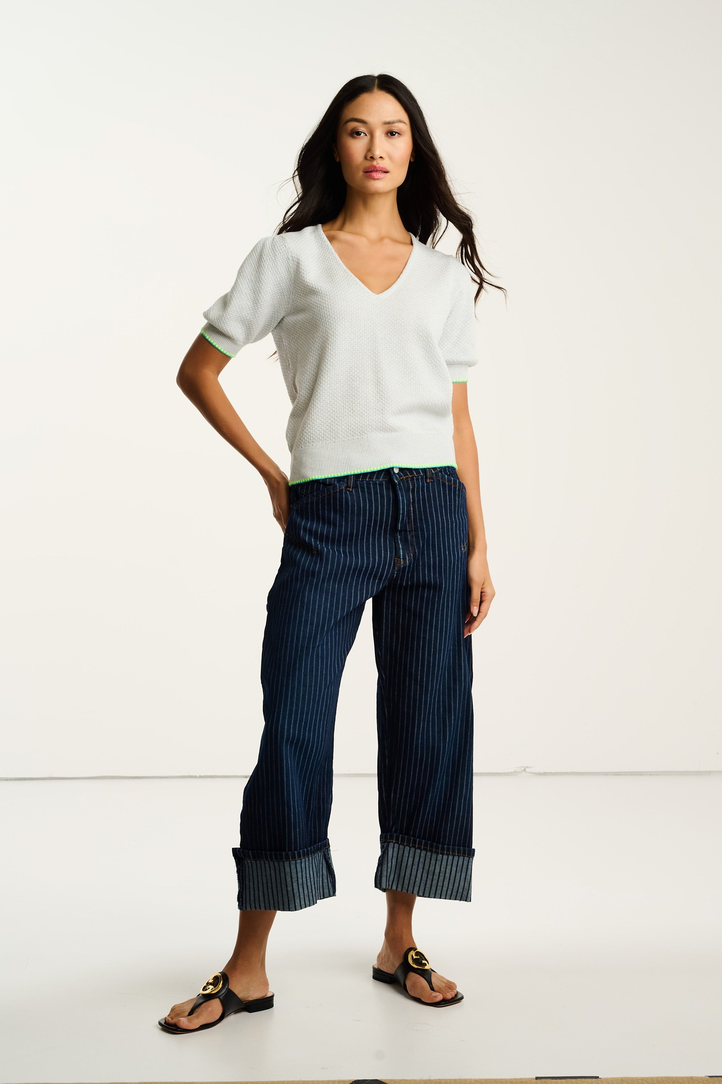 トップス Saddy SHORT CIRCUIT SWEATER – LISA TODD