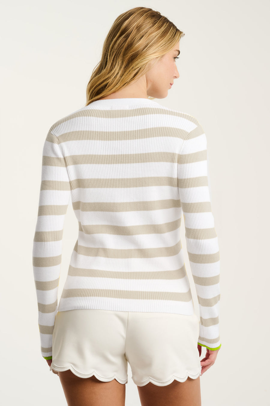LUCKY STRIPE COTTON HENLEY - Henley-LISA TODD